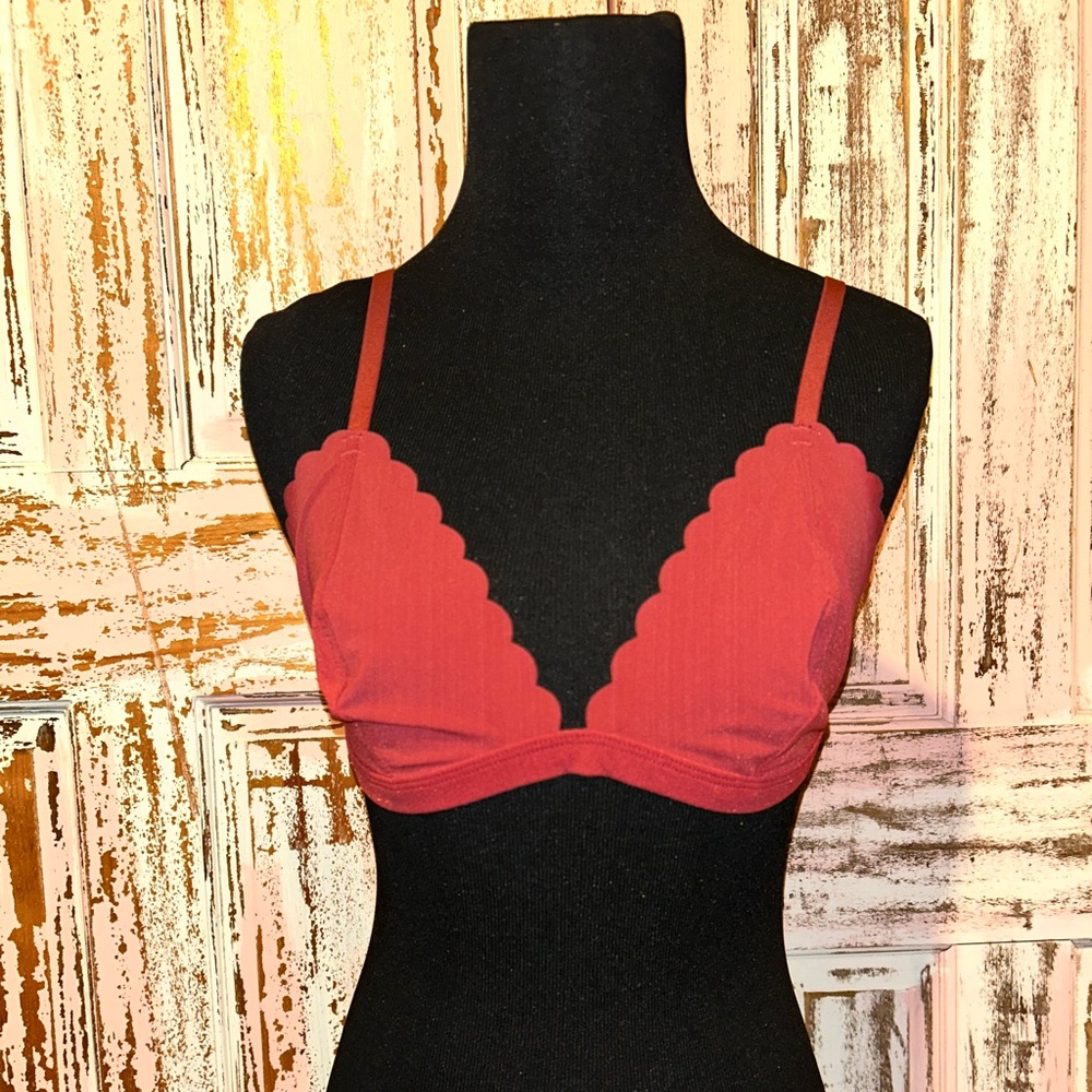 Victoria's Secret Red feminine Bra, undergarment